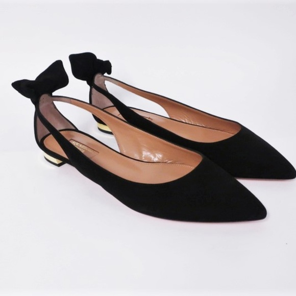 aquazzura deneuve black